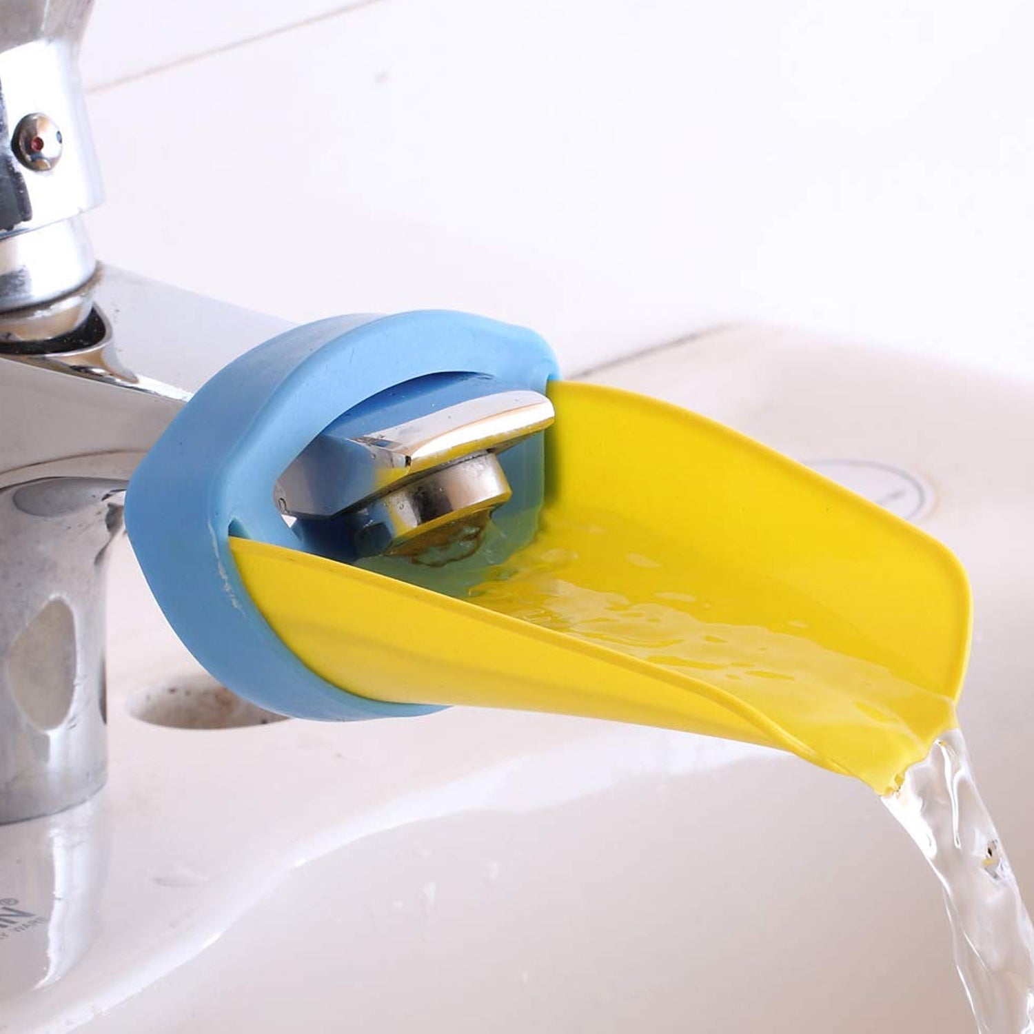 Faucet Extender | Easy Use for Hand Washing for Kids, Toddlers, Babies and Children | Silicone Sink Handle Extender | Fun Hand-Washing Solution | Cute Duck Mouth Design Wash Helper Bathroom Sink for Babies and Children (1 Pc) Faucet Extender | Easy Use for Hand Washing for Kids, Toddlers, Babies and Children | Silicone Sink Handle Extender | Fun Hand-Washing Solution | Cute Duck Mouth Design Wash Helper Bathroom Sink for Babies and Children (1 Pc)